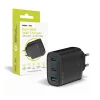 Mobile Origin GaN 40W MO13 hálózati töltő fekete, 1 USB-A és 2 USB-C thumbnail