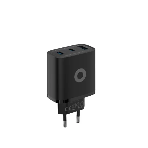 Mobile Origin GaN 40W MO13 sieťová nabíjačka čierna, 1 USB-A a 2 USB-C - 5
