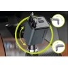 Mobile Origin CA28 4 az 1-ben 50 W-os autós töltő USB-C, USB-A és beépített USB-C-, Lightning-kábellel, asztroszürke thumbnail