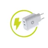 Mobile Origin MO19 GaN 65W sieťová nabíjačka s dvoma USB-C portami biela thumbnail
