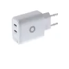 Mobile Origin MO19 GaN 65W sieťová nabíjačka s dvoma USB-C portami biela thumbnail