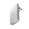 Mobile Origin 65 W GaN III Slim hálózati töltő 2× USB-C és USB-A csatlakozóval, fehér thumbnail