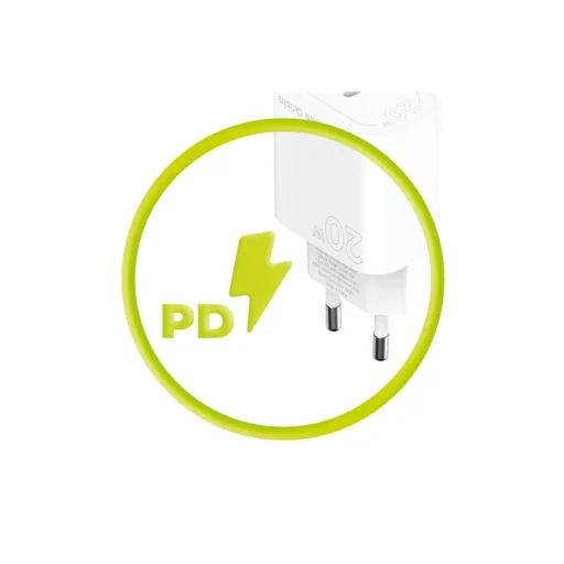 Mobile Origin PD20W MO11 20 W USB-C sieťová nabíjačka, biela - 9