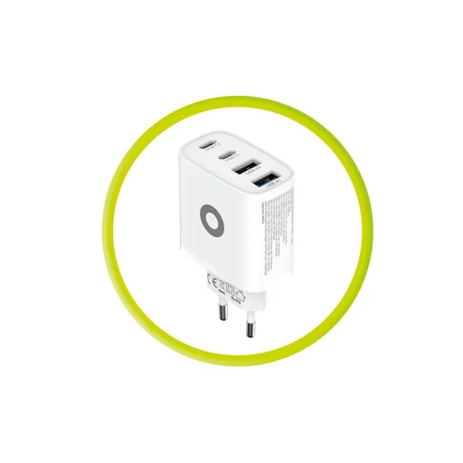 Mobile Origin PW22 40W GaN sieťová nabíjačka s 2 portmi USB-C a 2 portmi USB-A, biela - 2