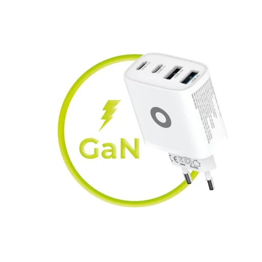 Mobile Origin PW22 40W GaN sieťová nabíjačka s 2 portmi USB-C a 2 portmi USB-A, biela - 11