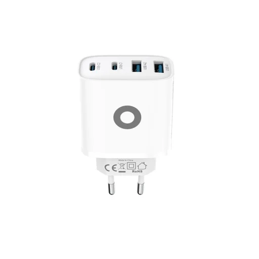 Mobile Origin PW22 40W GaN sieťová nabíjačka s 2 portmi USB-C a 2 portmi USB-A, biela - 15