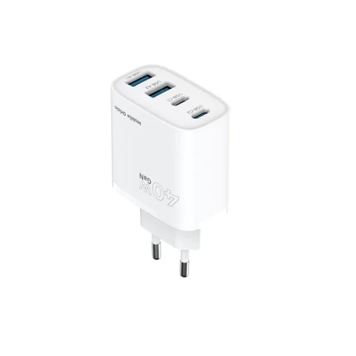 Mobile Origin PW22 40W GaN sieťová nabíjačka s 2 portmi USB-C a 2 portmi USB-A, biela - 5
