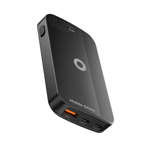 Mobile Origin 65W GaN III Slim sieťová nabíjačka s 2× USB-C a USB-A konektormi, čierna - 11