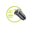 Mobile Origin CA12 30W kovová autonabíjačka s portmi USB-C a USB-A, čierna thumbnail