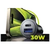 Mobile Origin CA12 30W kovová autonabíjačka s portmi USB-C a USB-A, čierna thumbnail