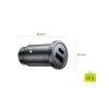 Mobile Origin CA12 30W kovová autonabíjačka s portmi USB-C a USB-A, čierna thumbnail