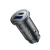 Mobile Origin CA12 30W kovová autonabíjačka s portmi USB-C a USB-A, čierna thumbnail