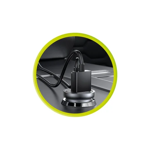 Mobile Origin CA12 30W kovová autonabíjačka s portmi USB-C a USB-A, čierna - 4