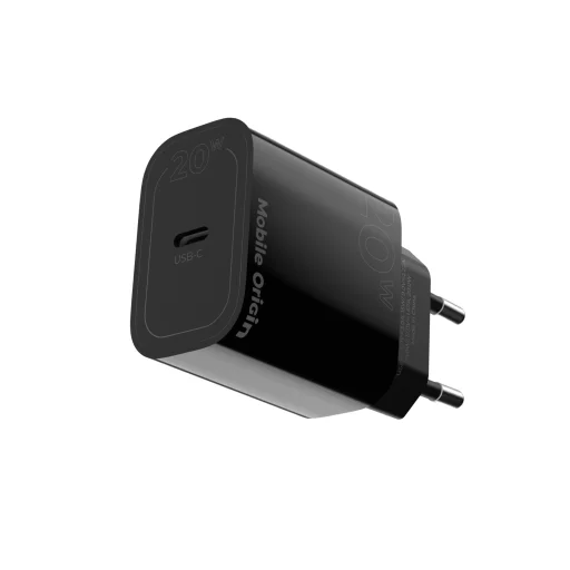 Mobile Origin PD20W MO11 sieťová nabíjačka, čierna, USB-C - 2