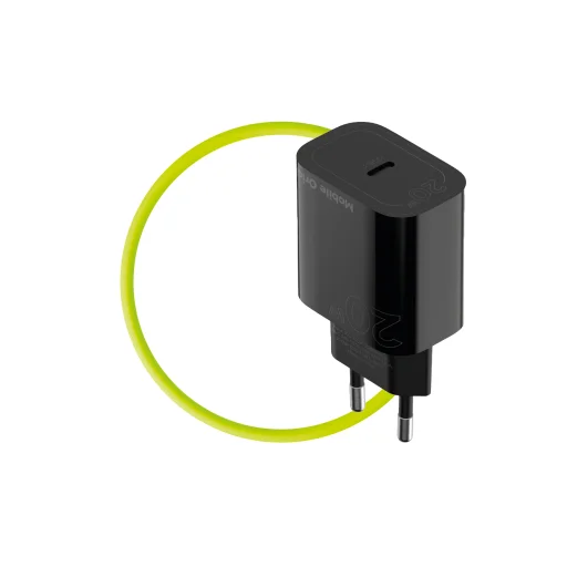 Mobile Origin PD20W MO11 sieťová nabíjačka, čierna, USB-C - 12