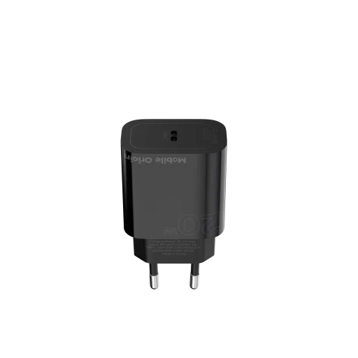 Mobile Origin PD20W MO11 sieťová nabíjačka, čierna, USB-C - 6