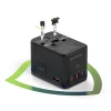 Mobile Origin PW5 67 W-os GaN utazóadapter EU/UK/US/AUS, 3× USB-C és USB-A, fekete thumbnail