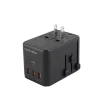 Mobile Origin PW5 67 W-os GaN utazóadapter EU/UK/US/AUS, 3× USB-C és USB-A, fekete thumbnail