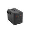 Mobile Origin PW5 67W GaN cestovný adaptér EU/UK/US/AUS, 3× USB-C a USB-A, čierny thumbnail