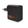 UAG SRGE 100W-os 3 portos fali töltő, fekete thumbnail