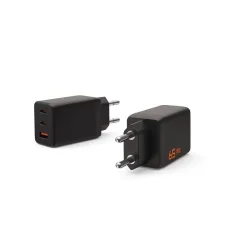 UAG SRGE 65 W-os 3 portos GaN hálózati töltő fekete