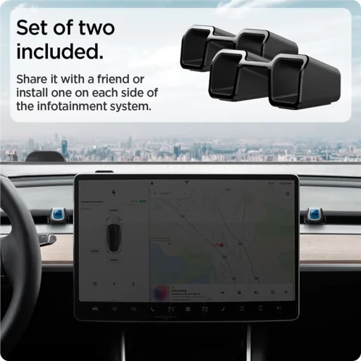 Spigen adaptér pre osviežovač vzduchu Tesla Model Y/3 čierny - 3