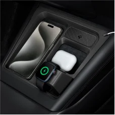 Spigen 3 v 1 držiak pre bezdrôtovú nabíjaciu stanicu Tesla čierny – Tesla Model 3 2024