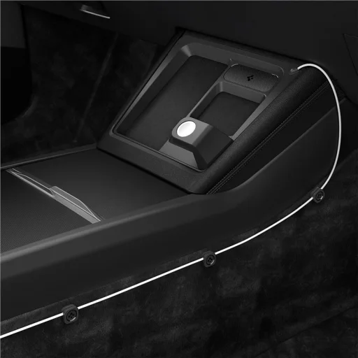 Spigen 3 v 1 držiak pre bezdrôtovú nabíjaciu stanicu Tesla čierny – Tesla Model 3 2024 - 13