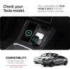 Spigen Tesla 3 az 1-ben vezeték nélküli töltőállvány fekete – Tesla Model Y/3 thumbnail