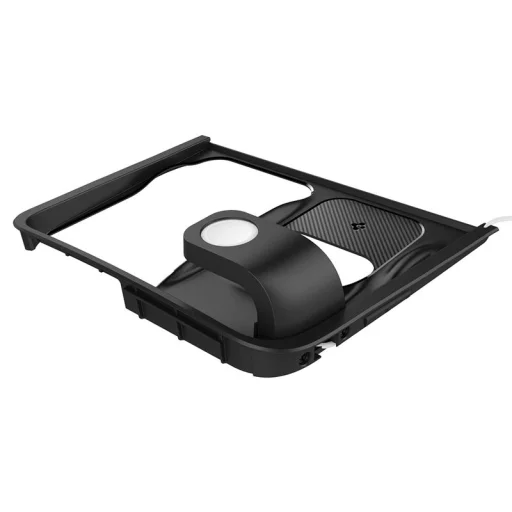 Spigen Tesla 3 v 1 bezdrôtový nabíjací stojan čierny – Tesla Model Y/3 - 2