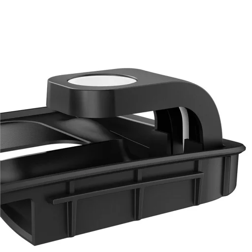 Spigen Tesla 3 v 1 bezdrôtový nabíjací stojan čierny – Tesla Model Y/3 - 5