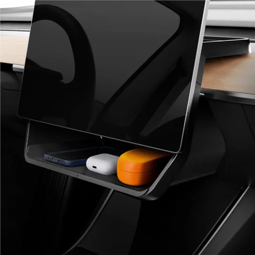 Spigen Tesla képernyő alatti tárolórendszerező fekete – Tesla Model 3/Y - 8