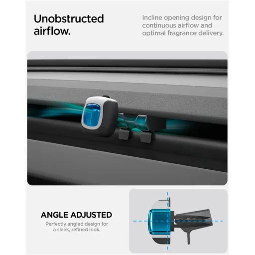 Spigen adaptér pre osviežovač vzduchu Tesla čierny – Tesla Model 3 (2024)/Y (Juniper) - 13