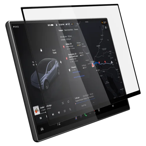 Spigen Tesla EZ Fit Clear ochranné sklo na displej pre Tesla Model Y L 2026, číre - 5