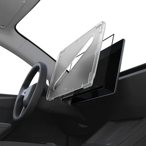 Spigen Tesla EZ Fit Clear ochranné sklo na displej pre Tesla Model Y L 2026, číre - 10