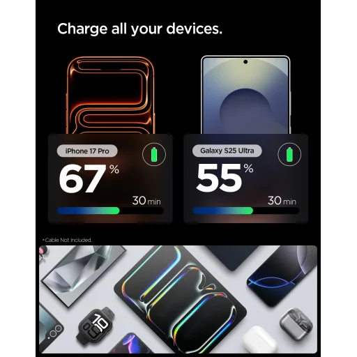 Spigen Essential 30W sieťová nabíjačka EE301EU čierna - 4