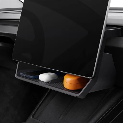 Spigen úložný priestor pod displej, čierny – Tesla Model 3 Highland 2024 - 1