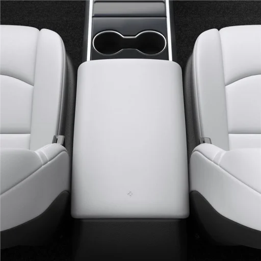 Spigen Tesla poduška na lakťovú opierku biela – Tesla Model 3/Y - 7