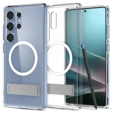  Samsung Galaxy S25 Ultra Spigen Ultra Hybrid S MagSafe tok, áttetsző fehér