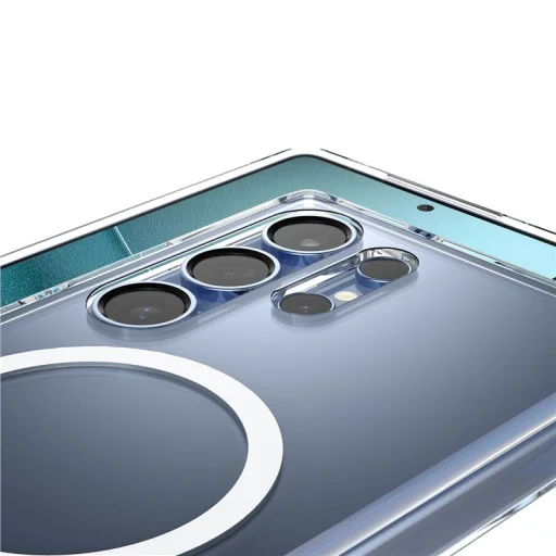 Samsung Galaxy S25 Ultra Spigen Ultra Hybrid S MagSafe puzdro, priehľadná biela - 4