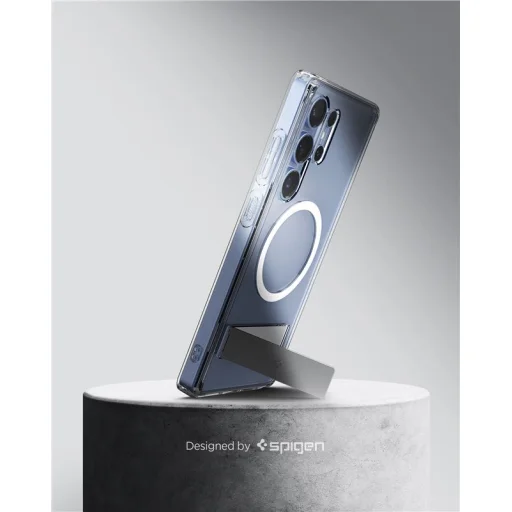 Samsung Galaxy S25 Ultra Spigen Ultra Hybrid S MagSafe puzdro, priehľadná biela - 9