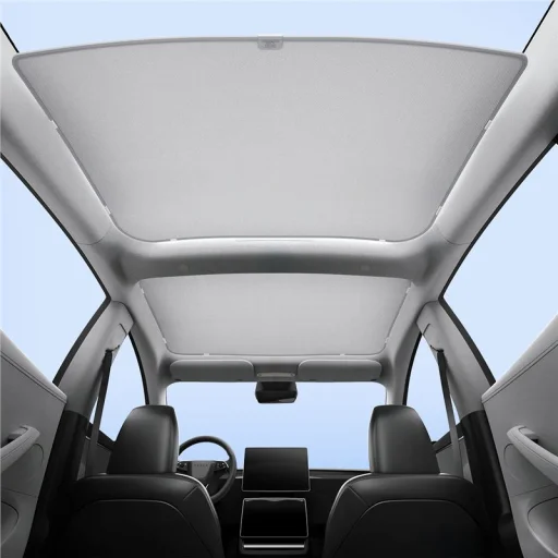 Spigen CryoShade slnečná clona na strešné okno pre Tesla Model 3 Highland, čierna - 4