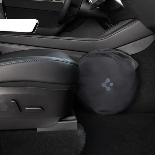 Spigen CryoShade slnečná clona na predné sklo čierna – Tesla Model S - 3