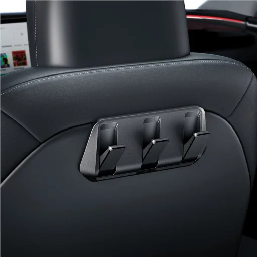 Spigen Tesla ülésre akasztható kampótartó fekete – Tesla Model Y/3 - 4