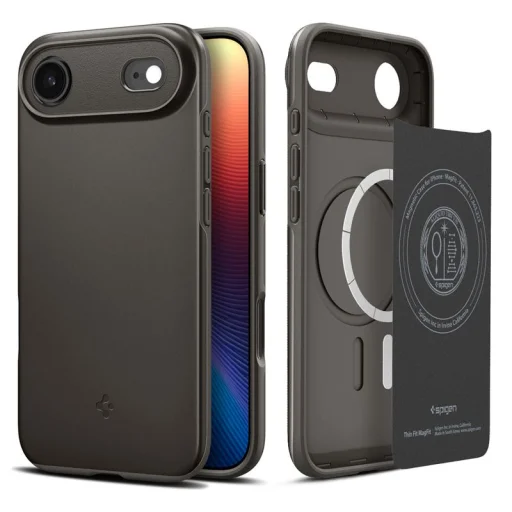 Tmavosivé puzdro Spigen Thin Fit MagSafe pre iPhone Air - 12