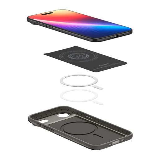 Tmavosivé puzdro Spigen Thin Fit MagSafe pre iPhone Air - 10