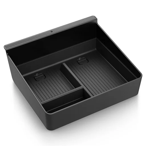 Spigen spodný organizér do stredovej konzoly čierny – Tesla Model 3 2024 - 7