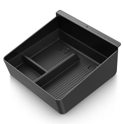 Spigen spodný organizér do stredovej konzoly čierny – Tesla Model 3 2024 - 1