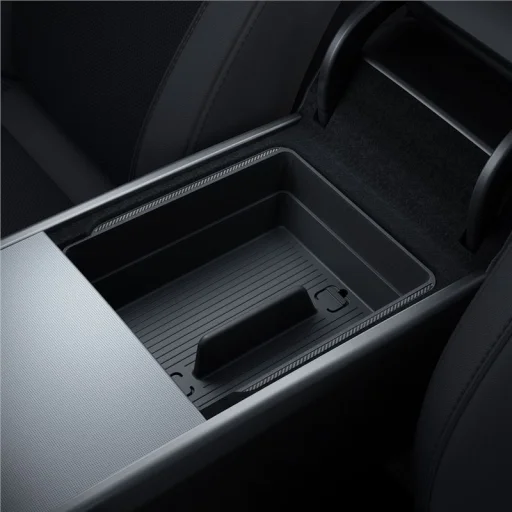 Spigen organizér do stredovej konzoly a lakťovej opierky čierny – Tesla Model 3 2024 - 5