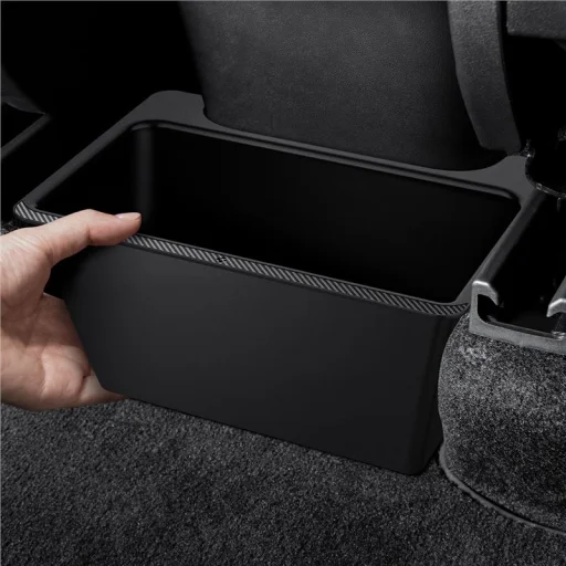 Spigen úložný box pod zadný výduch ventilácie pre Tesla Model Y, čierny - 5